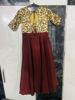 Picture of Marron Tussar Kalamkari Frock