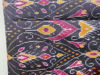 Picture of Grey and pink ikkat pattu saree