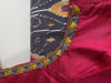 Picture of Grey and pink ikkat pattu saree