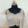 Picture of Beige lehenga with blouse and dupatta
