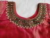 Picture of Kanchi pattu lehenga with work blouse for 4-6Y