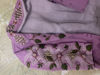 Picture of Lavender hand embellished double layer lehenga