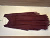 Picture of maroon pleated gown