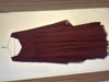 Picture of maroon pleated gown