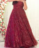 Picture of Wine color party wear dress