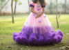 Picture of Peach n purple fairy  ruffle ball gown 6y