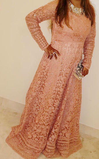 Picture of Peach coloured Gown