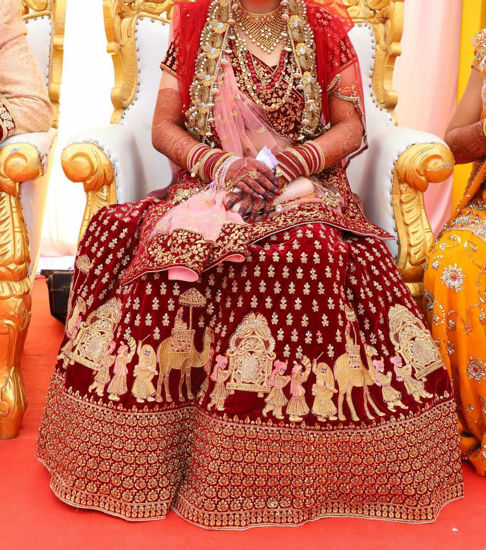 Picture of Royal Wedding theme lehenga & Choli