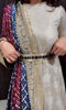 Picture of Long Frock with tissue border and Bandhani Dupatta