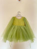 Picture of green butterfly Frock For 1-2Y