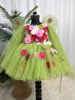 Picture of green butterfly Frock For 1-2Y