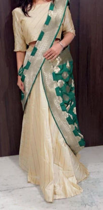 Picture of Lehnga and Croptop with Banarasi Dupatta