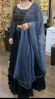 Picture of Black and Golden Beautiful Georgette Heavy Lahenga with Grey Dupatta
