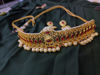 Picture of Real Kundan Choker with dazzling earrings