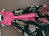 Picture of Pink and green sequence work long frock 3-4Y