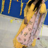 Picture of Anarkali with Floral Dupatta