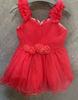Picture of Combo of Blue and red Frock For 3-6M