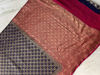 Picture of Khadi Banaras Georgette saree with maggam work blouse