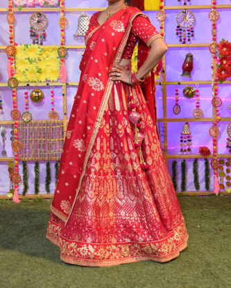 Picture of Banarasi Lehenga with Rajasthani Touch