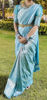 Picture of Silk saree with maggam work blouse