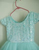 Picture of Mom and Daughter(5-6Y) Pastel Blue Designer Frocks