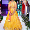 Picture of Yellow bridal/haldi lehenga