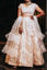 Picture of Champagne Pearl Stone Embroidered Lehanga