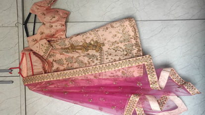 Picture of Handwork zardosi and pearl lehenga