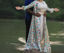 Picture of Dhoti set with Floral overcoat