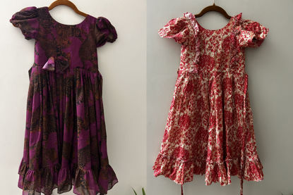 Picture of Combo of 2 casual Frocks For 7-8Y