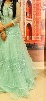 Picture of Beautiful Green gown