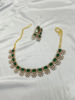 Picture of Beautiful emerald Cz neck set