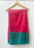Picture of Silk saree with designer padded blouse