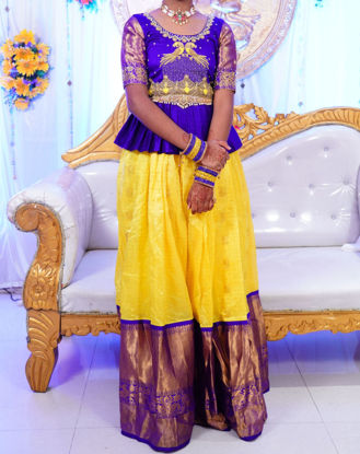 Picture of Kuppadam pattu langa blouse 10-12Y