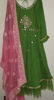 Picture of Georgette Anarkali With Mirror Work and chikankari Duppata