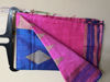 Picture of Pink colour pure raw pattu saree with heavy work blouse