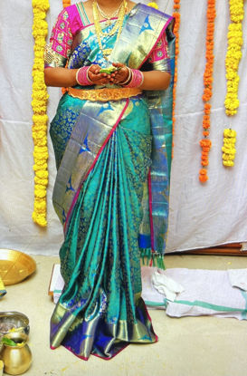 Picture of Kancheepuram bridal saree