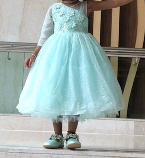 Picture of Pastel blue party Frock For 2-3Y