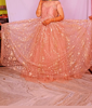 Picture of Peach net frock