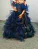 Picture of Deep blue long frock 6-8y