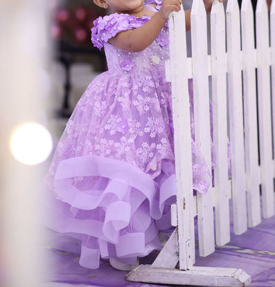 Picture of Lavender Princess Frock For 1-2Y