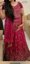 Picture of Wine colour lehanga