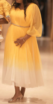 Picture of Yellow Ombre Tulu Dress