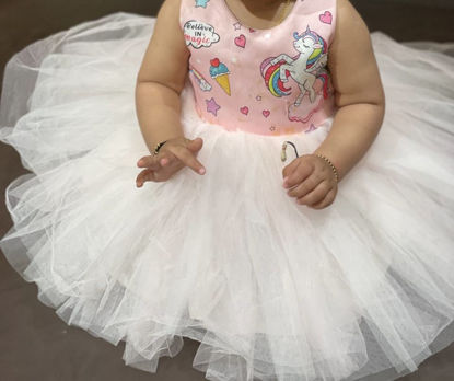 Picture of Unicorn Theme Frock For 1-2Y
