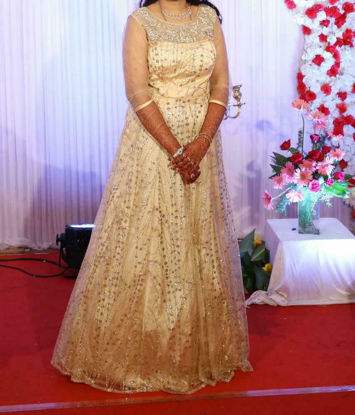 Picture of Party wear Golden Gown