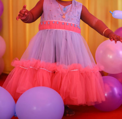 Picture of Net frilled frock For 1-2Y