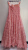 Picture of Peach coloured elegant evening party wear gown