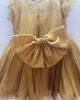 Picture of Gold color party wear dress For 1-2Y