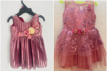 Picture of Onion pink dresses combo deal For 6M-1Y