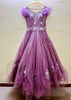 Picture of Pastel pink Bridal Designer Gown with All over Work